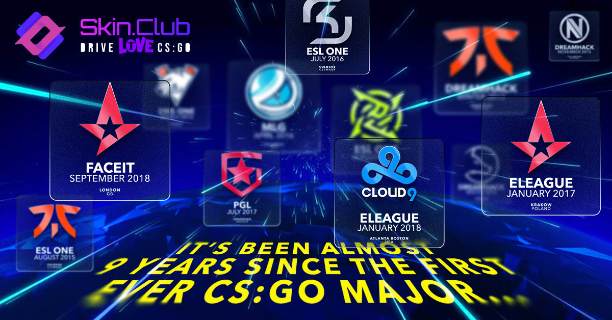 CSGO Majors the road so far