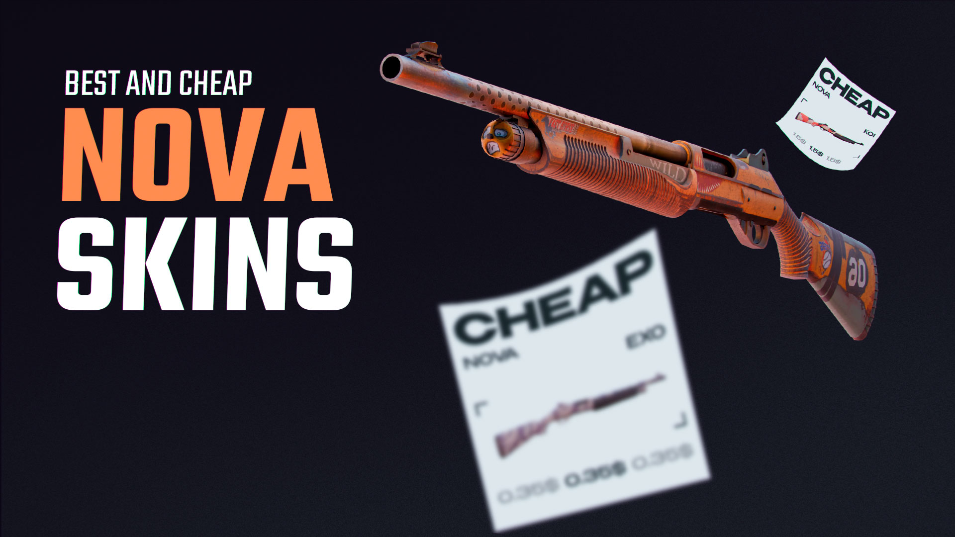 Best and Cheap Nova Skins In CS2 For Any Budget BG