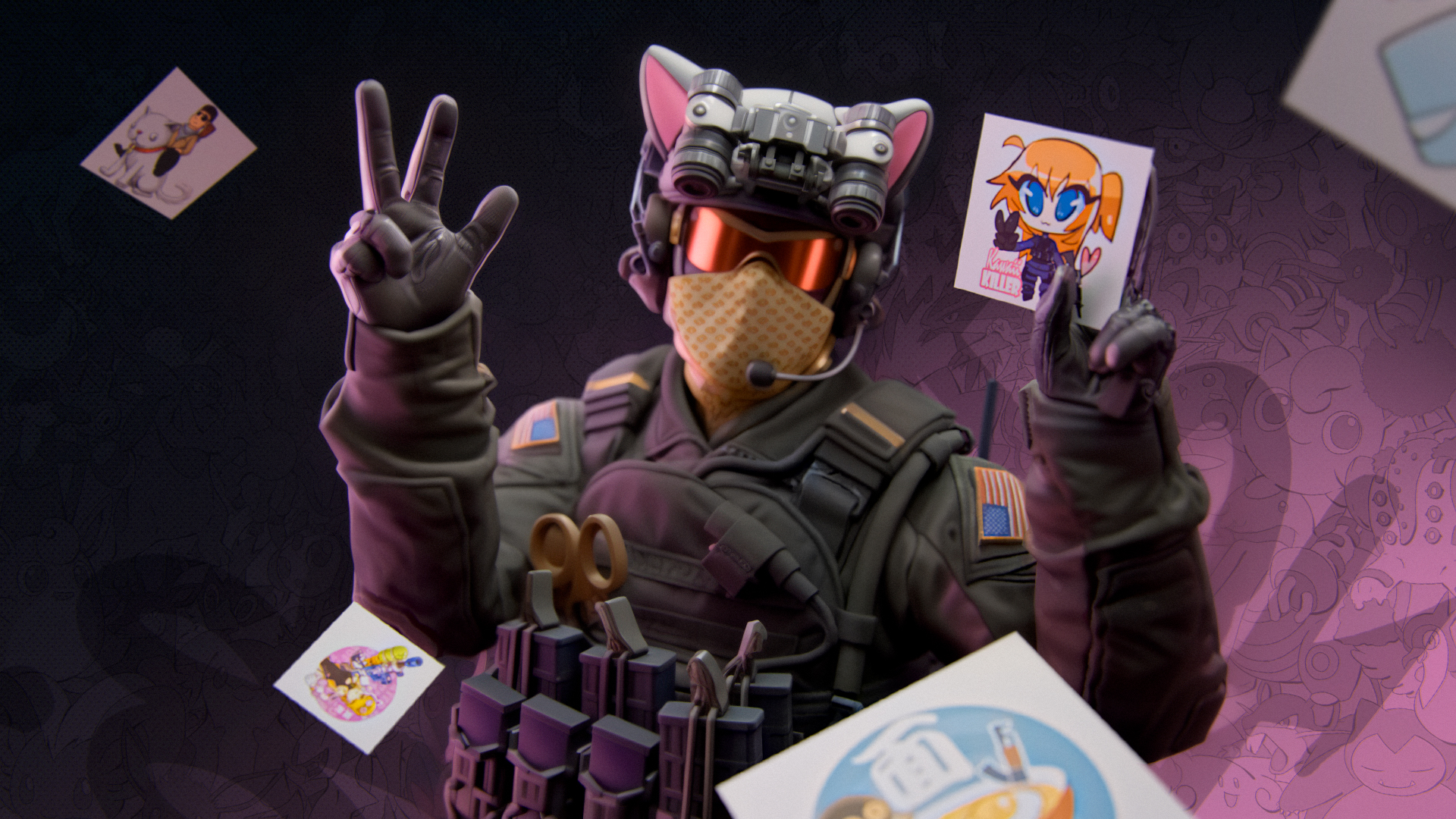 CS2 Anime Stickers: Full List BG
