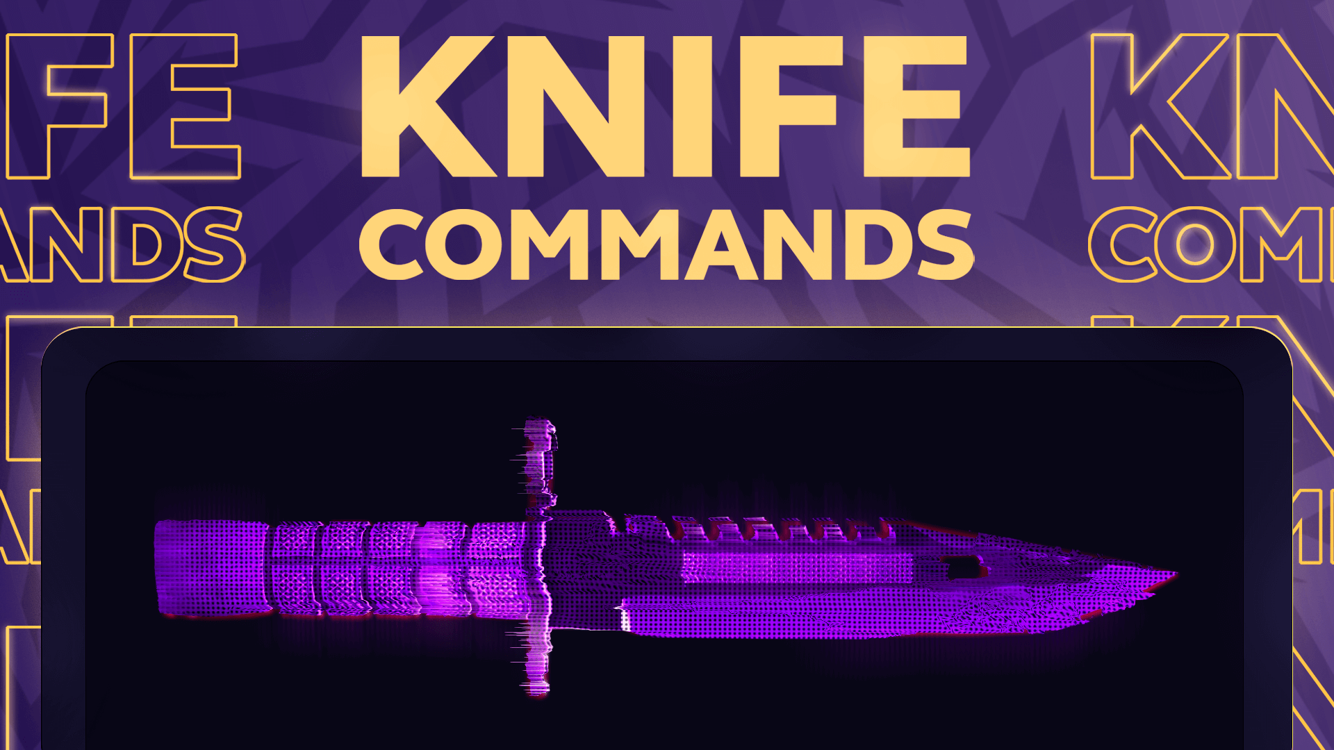 CS2 Knife Commands: Guide for Newbies