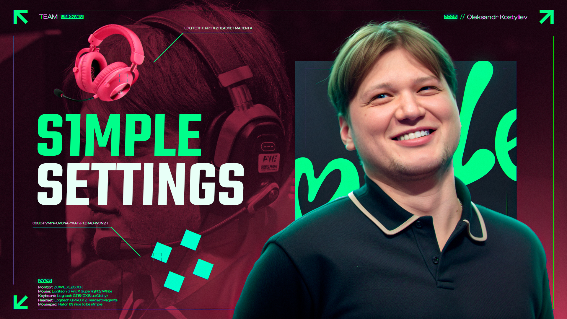 s1mple CS2 Settings: Full Guide [2026]