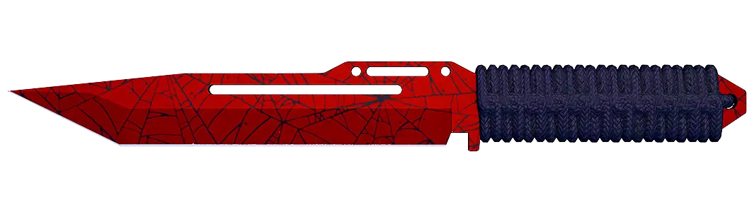 Paracord Knife | Crimson Web