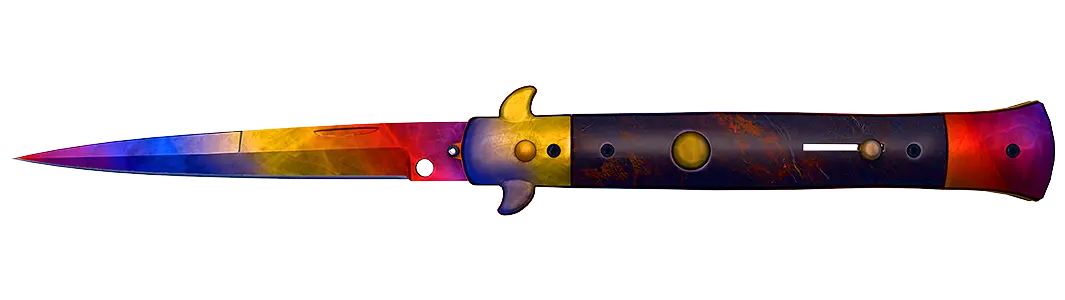 Stiletto Knife | Marble Fade