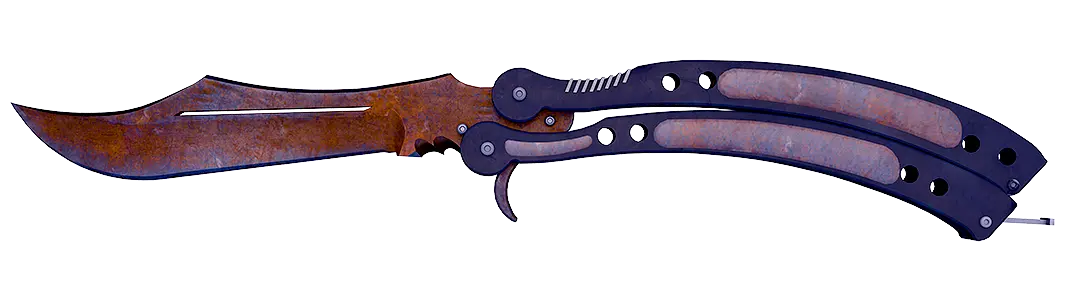 Butterfly Knife | Rust Coat