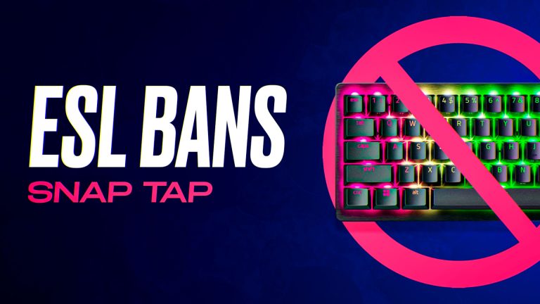 ESL Bans Snap Tap and SOCD from Pro Tour Events