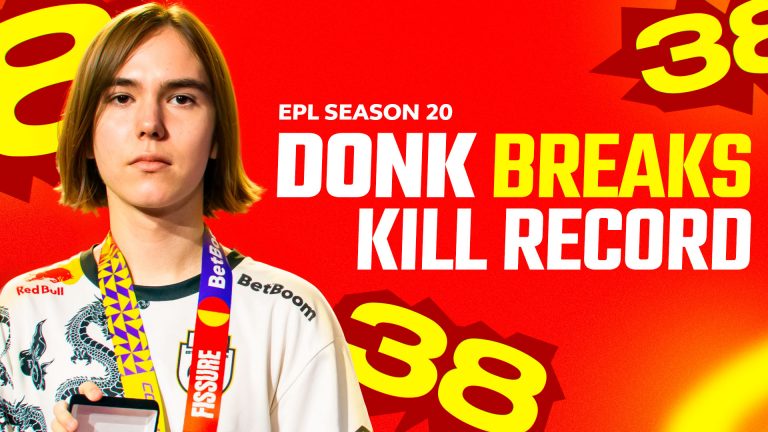 donk Breaks CS2 Kill Record with 38 Frags at EPL Season 20