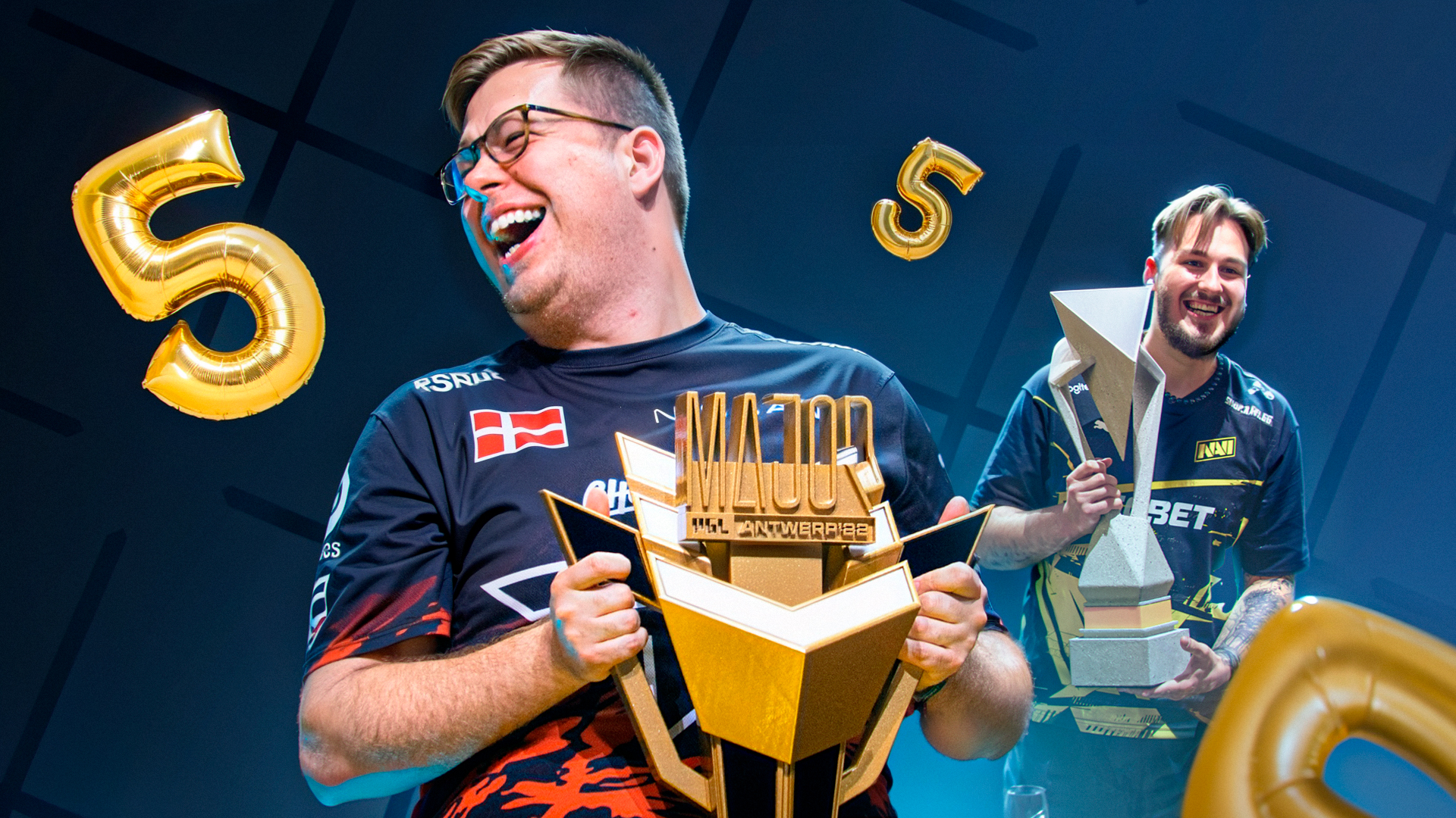 All CSGO & CS2 Major Champions in the last five years bg