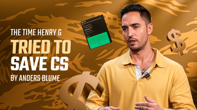 Anders Blume: The time Henry G tried to save CS