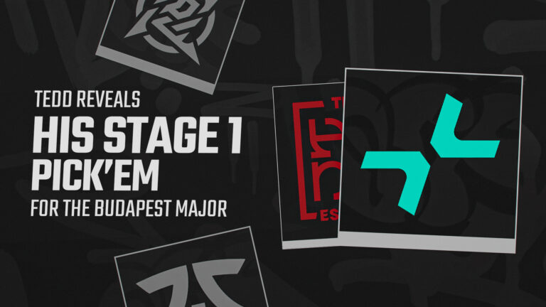 Tedd Reveals His Stage 1 Pick&rsquo;em for the Budapest Major