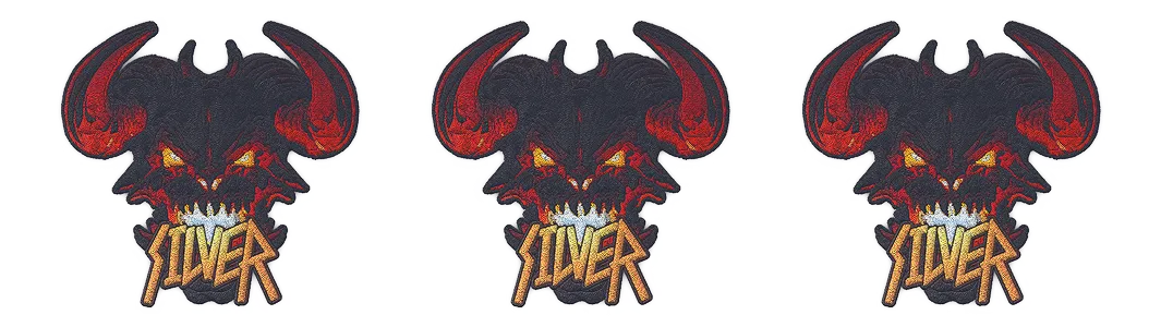 Patch | Metal Silver Demon