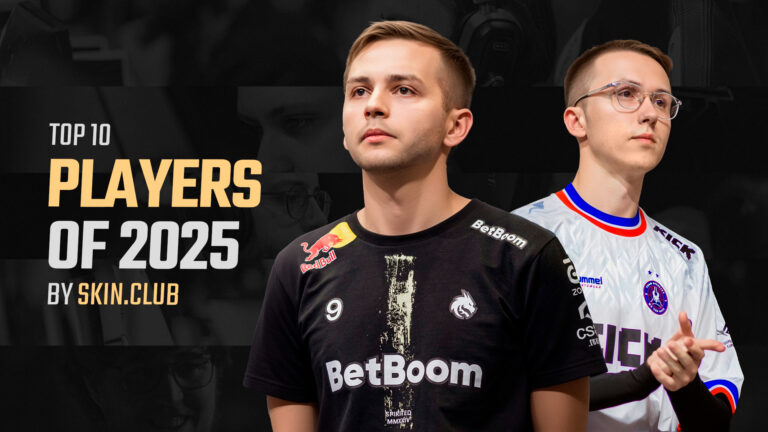 Top 10 CS2 Players of 2025 by Skin.Club