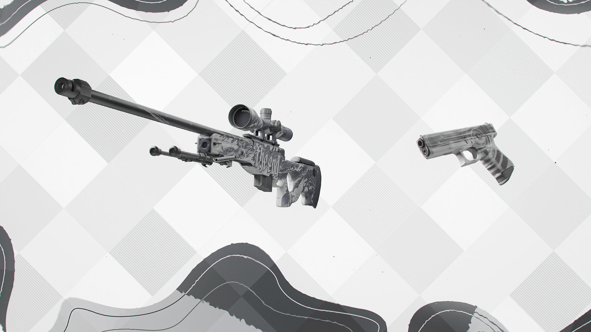 The Achroma Collection in CS2: Skins, Prices, and Rarity Background