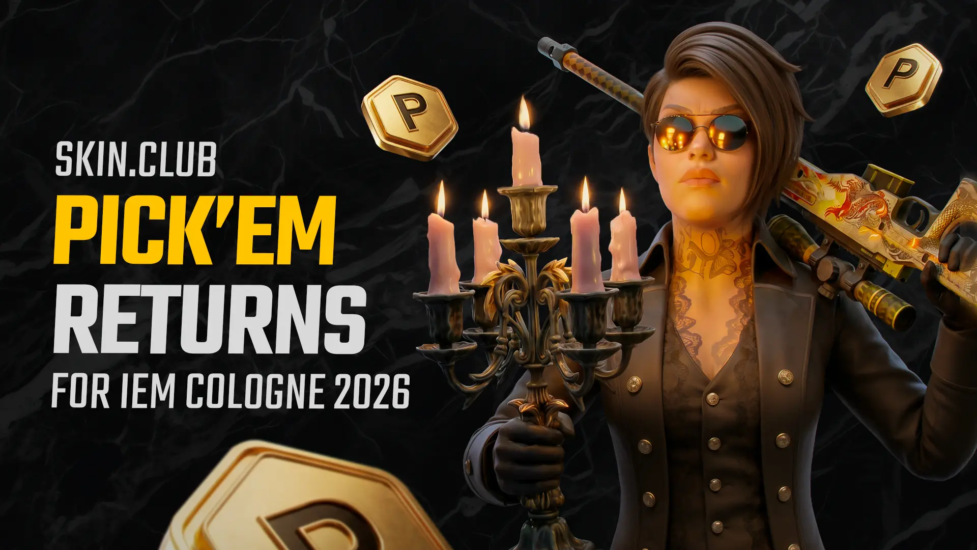 Skin.Club Pick&rsquo;em Returns for IEM Cologne 2026