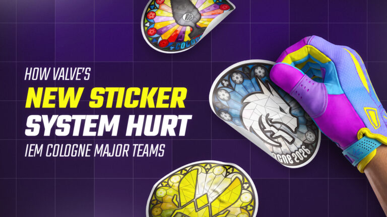 How Valve&rsquo;s new Sticker System hurt IEM Cologne Major teams