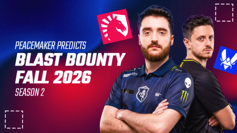 Peacemaker predicts BLAST Bounty Fall 2026 Season 2: Top upsets, favorites & best opening matches